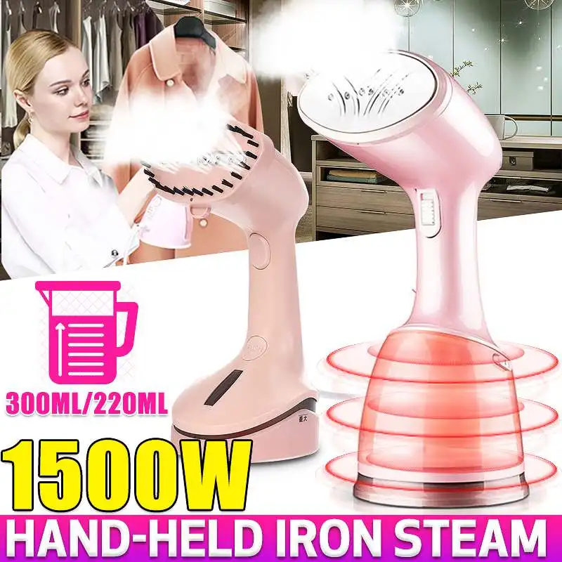 1500W Steam Iron Garment Steamer For Clothes Handheld Steamer Fast-Heat Vertical Portable Steam Ironing Machine For Travel
1500W Steam Iron Garment Steamer For Clothes Handheld Steamer Fast-Heat Vertical Portable Steam Ironing Machine For Travel