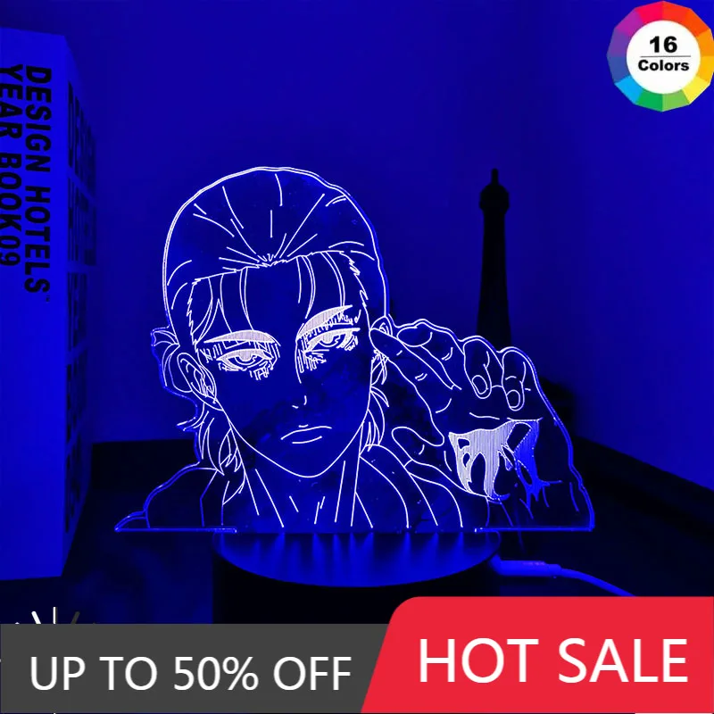 Anime Led Lamp Attack on Titan Eren X Jujutsu Kaisen for Kid Bedroom Decor Birthday Gift Manga AOT Attack on Titan 3d Led Light
Anime Led Lamp Attack on Titan Eren X Jujutsu Kaisen for Kid Bedroom Decor Birthday Gift Manga AOT Attack on Titan 3d Led Light
