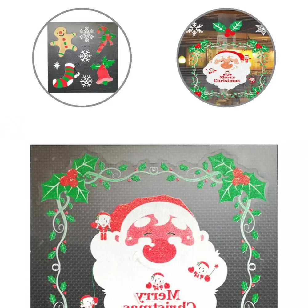 Useful Christmas Wreath Snowman Window Sticker Festival Supplies Christmas Party Stickers Fadeless for Gathering
Useful Christmas Wreath Snowman Window Sticker Festival Supplies Christmas Party Stickers Fadeless for Gathering