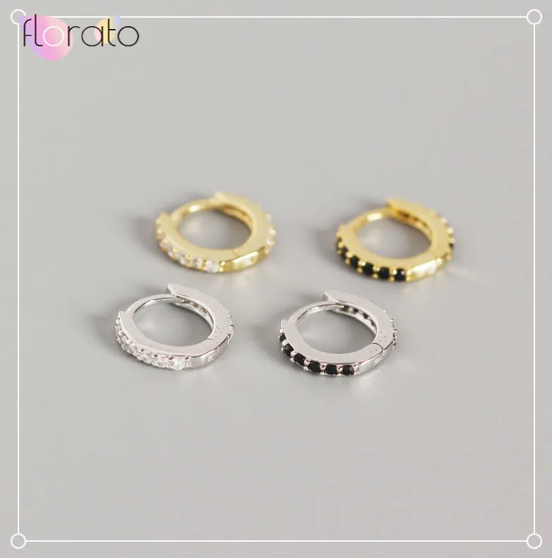 925 Sterling Silver Ear Buckle Earrings Zircon hoop Earrings For Men Women oorbellen boucle d'oreille Prevents skin allergies
925 Sterling Silver Ear Buckle Earrings Zircon hoop Earrings For Men Women oorbellen boucle d'oreille Prevents skin allergies