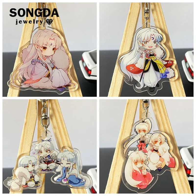 Anime Inuyasha Keychain Sesshoumaru Higurashi Kagome Cartoon Figure Acrylic Boy Girl Bag Pendant Key Ring Gift Women Men Jewelry
Anime Inuyasha Keychain Sesshoumaru Higurashi Kagome Cartoon Figure Acrylic Boy Girl Bag Pendant Key Ring Gift Women Men Jewelry