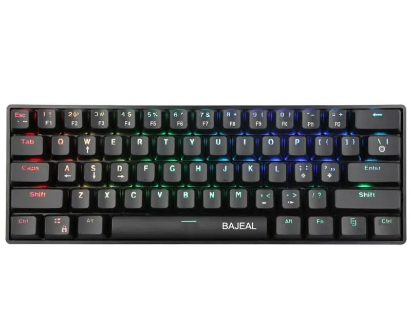 Mechanical Keyboard Wired Gaming Keyboard RGB Mix Backlit 61 Anti-ghosting Blue Red Switch For Game Laptop PC Russian US
Mechanical Keyboard Wired Gaming Keyboard RGB Mix Backlit 61 Anti-ghosting Blue Red Switch For Game Laptop PC Russian US