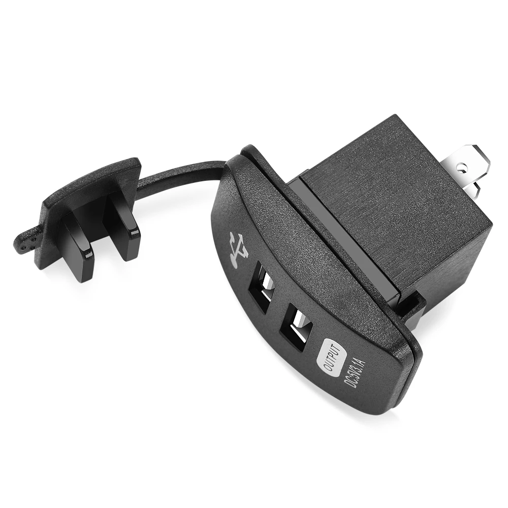 Автомобильное зарядное устройство с двумя водонепроницаемыми USB-портами для LADA