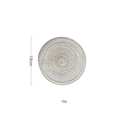 6pcs/set Round Ramie Insulation Pad Solid Placemats Linen Non Slip Table Mats Kitchen Accessories Decoration Home Pad Coaster
6pcs/set Round Ramie Insulation Pad Solid Placemats Linen Non Slip Table Mats Kitchen Accessories Decoration Home Pad Coaster