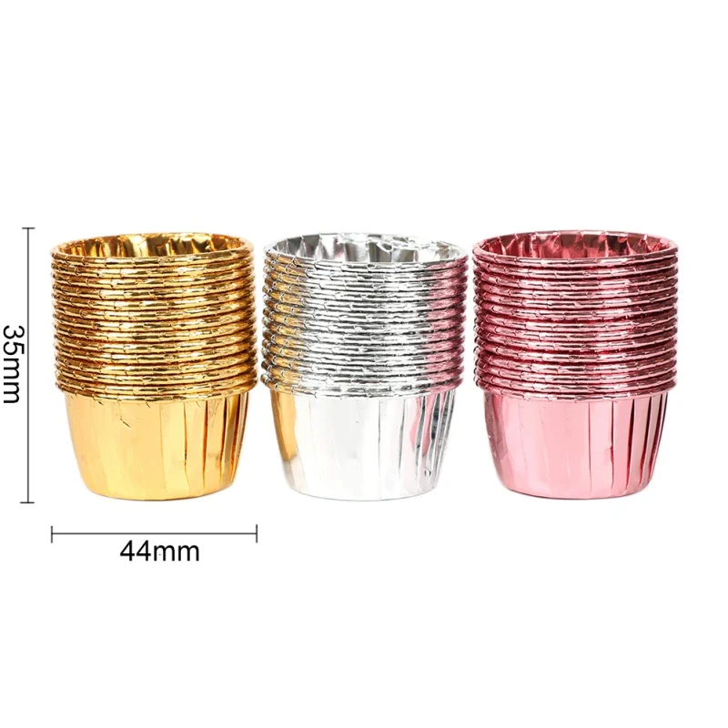 50PCS DIY Small Cake Paper Cup Edge Curl Decoration Baking Cup Silver Double-sided Aluminized Cake Tools Family Party Supplies 
50PCS DIY Small Cake Paper Cup Edge Curl Decoration Baking Cup Silver Double-sided Aluminized Cake Tools Family Party Supplies
