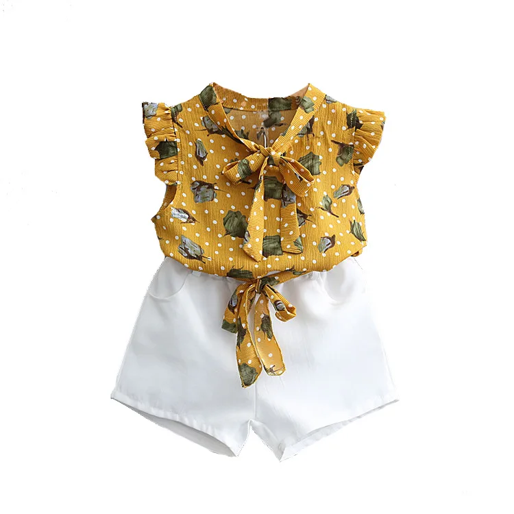 Children clothing summer girl sets chiffon fashion sleeveless top shorts two-piece suit kids clothing for girls 2 3 4 5 6 years
Children clothing summer girl sets chiffon fashion sleeveless top shorts two-piece suit kids clothing for girls 2 3 4 5 6 years