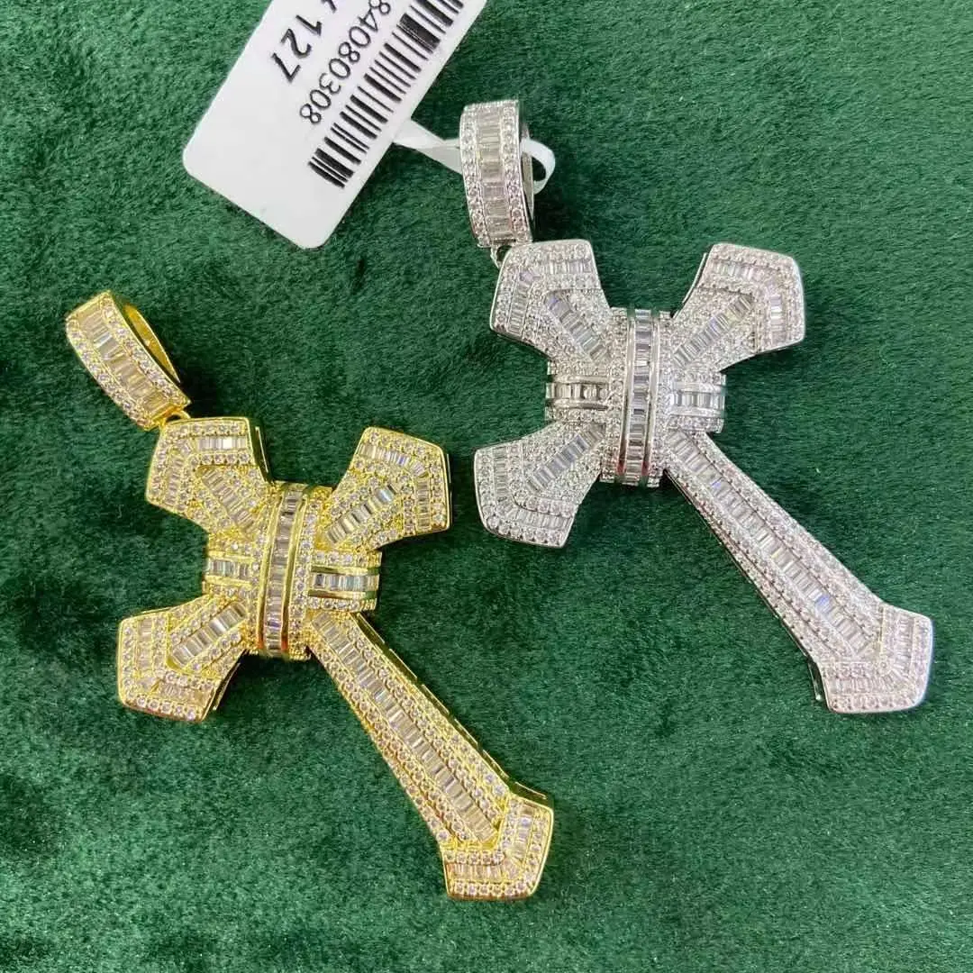BWAVKE HIP HOP High Quality Personality Iced Out AAA+Rectangle CZ Cross Penadant Necklace Men and Women Jewelry For Gift
BWAVKE HIP HOP High Quality Personality Iced Out AAA+Rectangle CZ Cross Penadant Necklace Men and Women Jewelry For Gift