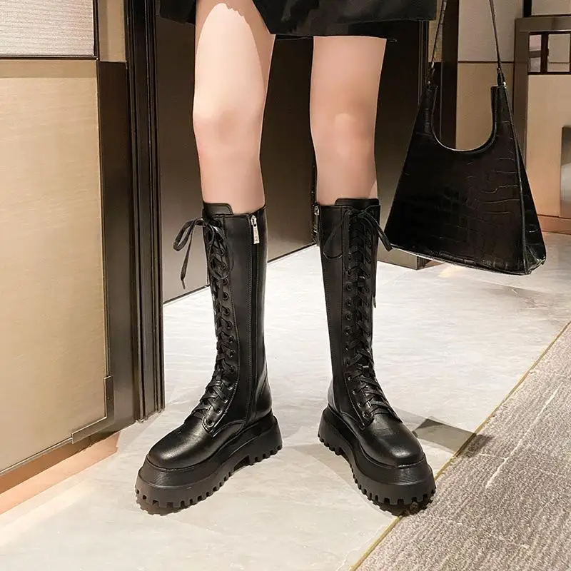Knee High Boots Women Heel Black Boots Female Warm Winter Shoes Women 2020 Leather Platform Shoes Woman Booties Chaussure Femme
Knee High Boots Women Heel Black Boots Female Warm Winter Shoes Women 2020 Leather Platform Shoes Woman Booties Chaussure Femme