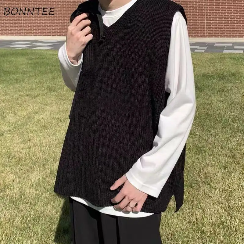 Sweater Vest Women Simple Solid Harajuku Street Wear Loose Sleeveless Couple All Match Fashion Casual Vintage Sweaters Preppy
Sweater Vest Women Simple Solid Harajuku Street Wear Loose Sleeveless Couple All Match Fashion Casual Vintage Sweaters Preppy
