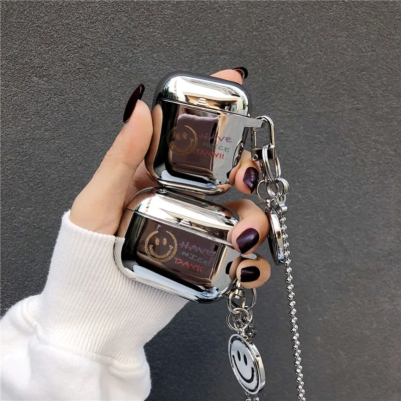 Luxury Plating Mirror Earphone Case For Apple Airpods 1/2/Pro Cover Cute Headphones Box Cases For air pods 3 Protection Funda
Luxury Plating Mirror Earphone Case For Apple Airpods 1/2/Pro Cover Cute Headphones Box Cases For air pods 3 Protection Funda