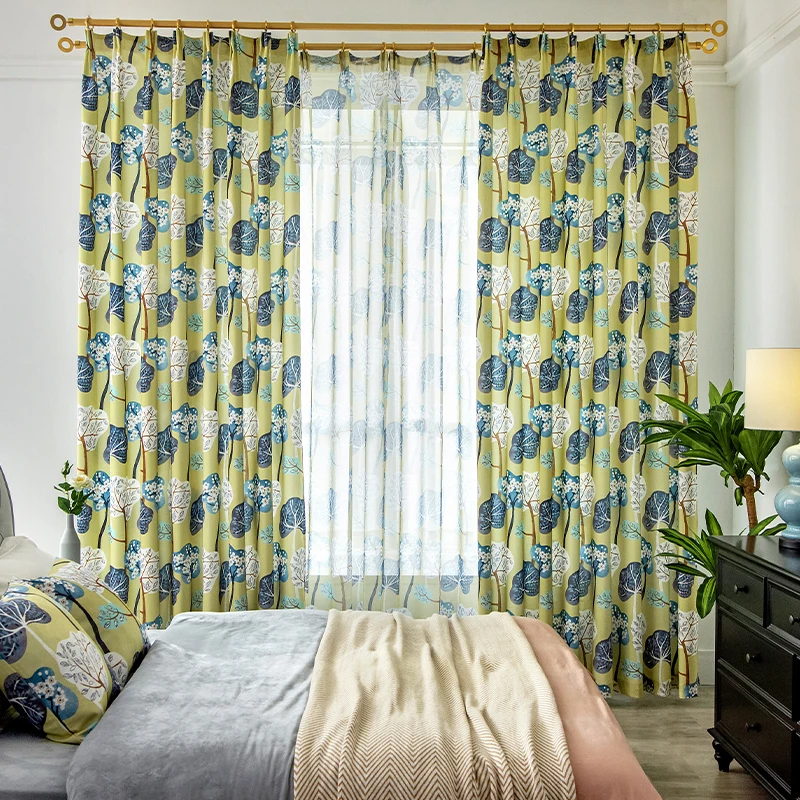 Modern Leaves Printing Curtains For Living Room Bedroom Curtains Living Room Tend Drapes Custom Vintage Cortinas Rideaux Blinds 
Modern Leaves Printing Curtains For Living Room Bedroom Curtains Living Room Tend Drapes Custom Vintage Cortinas Rideaux Blinds