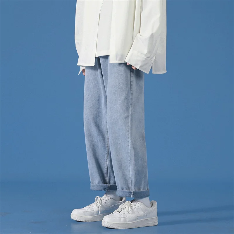 Men Jeans Fashion New Loose Straight Jeans Pants Man Casual Baggy Denim Trousers Men's and Women's Pants Cargo Pants
Men Jeans Fashion New Loose Straight Jeans Pants Man Casual Baggy Denim Trousers Men's and Women's Pants Cargo Pants
