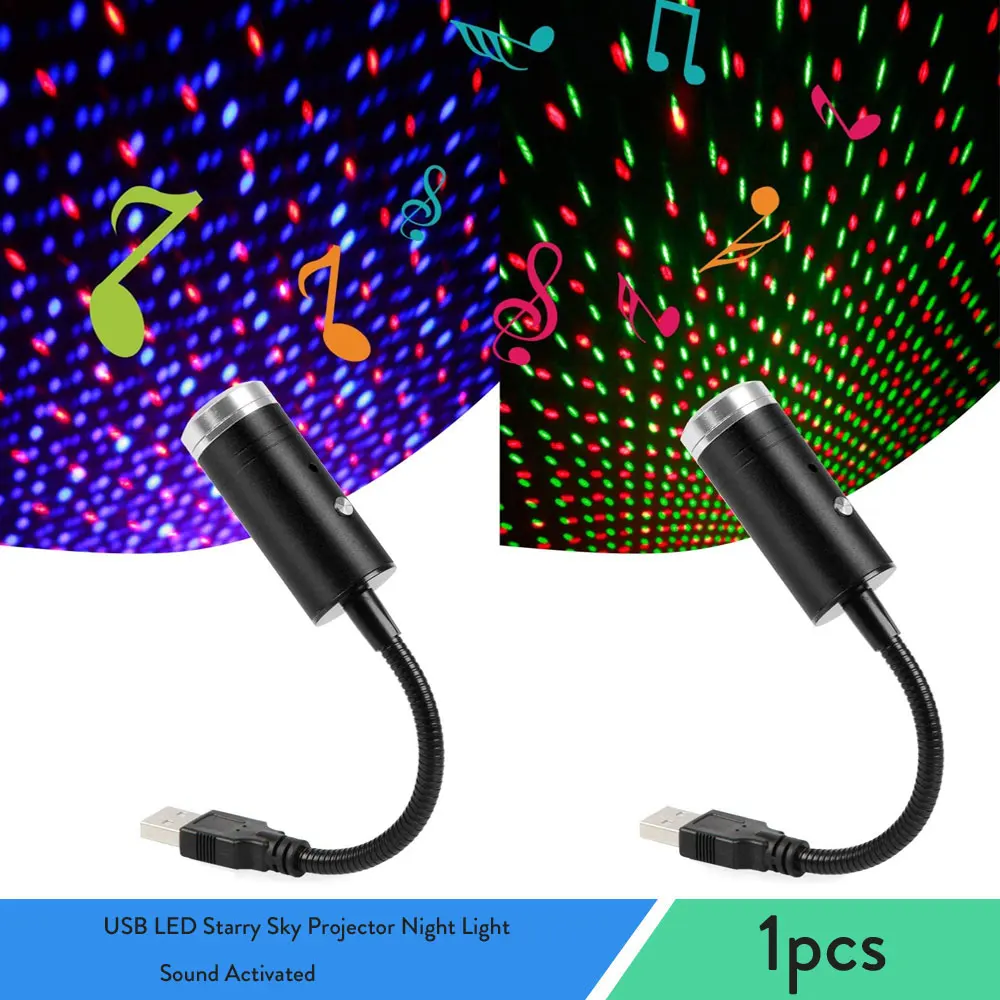 USB LED Starry Sky Projector Night Light Sound Activated Car Atmosphere Ambient Star Galaxy Lamp Car Roof Ceiling Decor
USB LED Starry Sky Projector Night Light Sound Activated Car Atmosphere Ambient Star Galaxy Lamp Car Roof Ceiling Decor