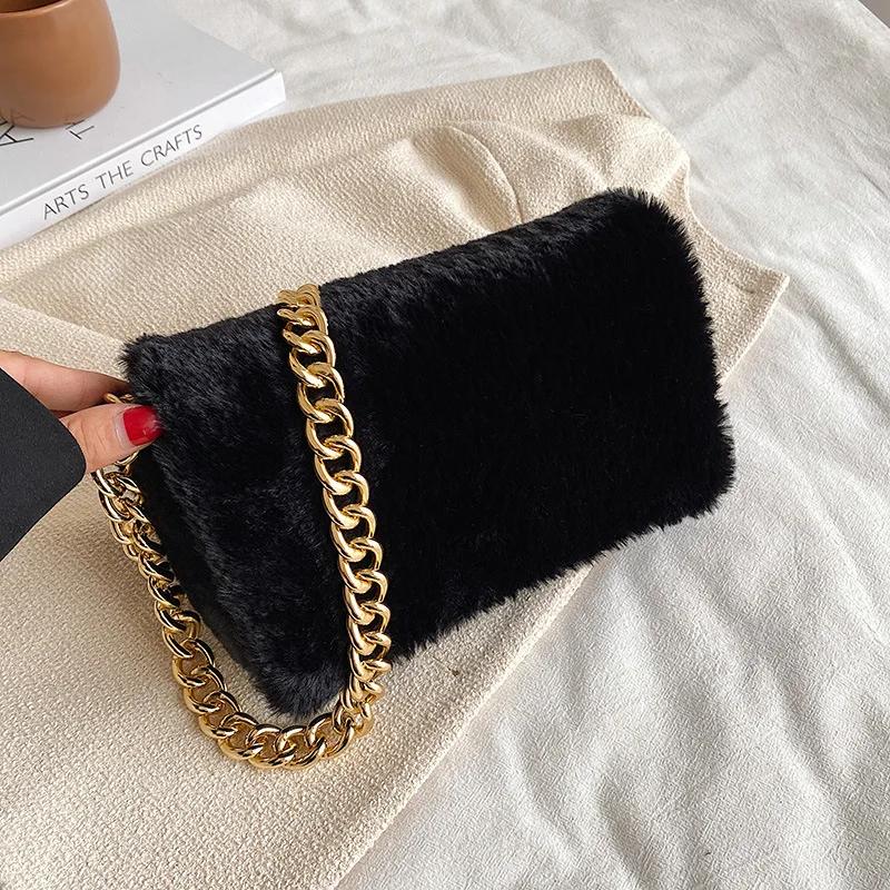 European and American High-quality Ladies Cute Plush Chain Shoulder Bag 2021 New Autumn Luxury Underarm Bag Net Red Casual Bag
European and American High-quality Ladies Cute Plush Chain Shoulder Bag 2021 New Autumn Luxury Underarm Bag Net Red Casual Bag
