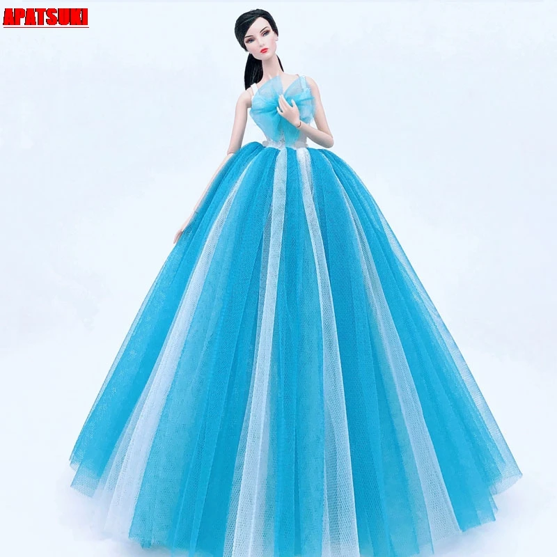 Fashion Doll Clothes For Barbie Doll Wedding Dress Outfits For 1/6 BJD Doll Party Gown Gradient Blue White Toys For Children
Fashion Doll Clothes For Barbie Doll Wedding Dress Outfits For 1/6 BJD Doll Party Gown Gradient Blue White Toys For Children