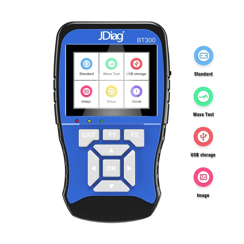 JDiag BT300 Bluetooth Car Battery Charger Tester 12V 100 to 2000CCA Analyzer Battery Test Car Battery Load Tester Tools
JDiag BT300 Bluetooth Car Battery Charger Tester 12V 100 to 2000CCA Analyzer Battery Test Car Battery Load Tester Tools