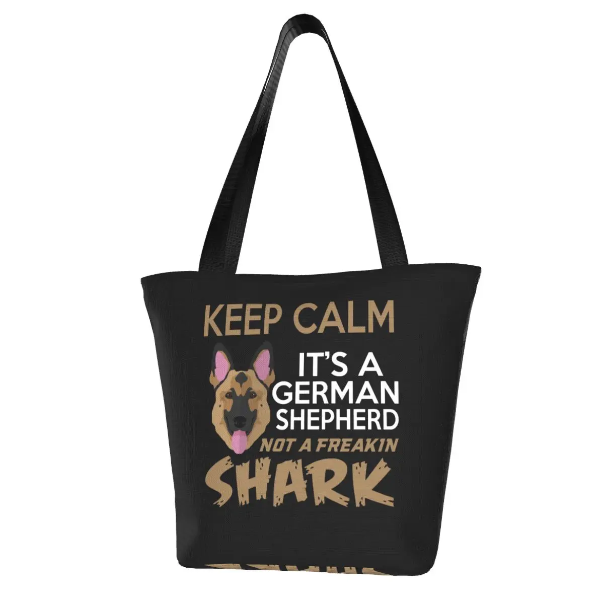 German Shepherd Shopping Bag Streetwear Student Handbag Bulk Vintage Polyester Bags
German Shepherd Shopping Bag Streetwear Student Handbag Bulk Vintage Polyester Bags
