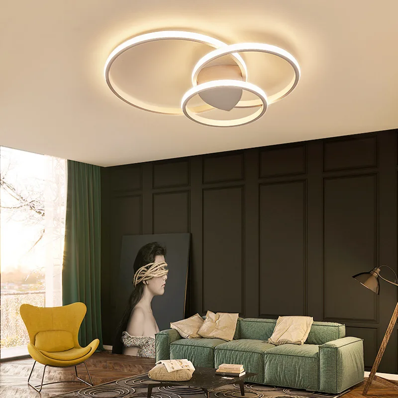 Bedroom lamp ceiling light LED round simple modern atmosphere home creative personality iron art North Europe bedroom lamps
Bedroom lamp ceiling light LED round simple modern atmosphere home creative personality iron art North Europe bedroom lamps