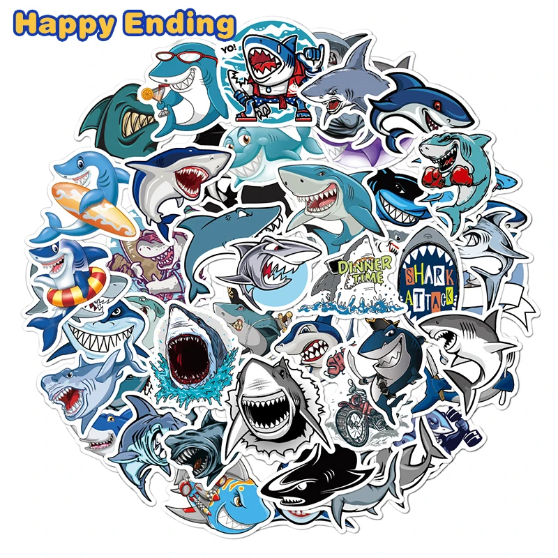 10/30/50Pcs Marine Shark Graffiti Stickers Cartoon Cute Stickers For Suitcase Laptop Skateboard Styling Phone Luggage Stickers
10/30/50Pcs Marine Shark Graffiti Stickers Cartoon Cute Stickers For Suitcase Laptop Skateboard Styling Phone Luggage Stickers