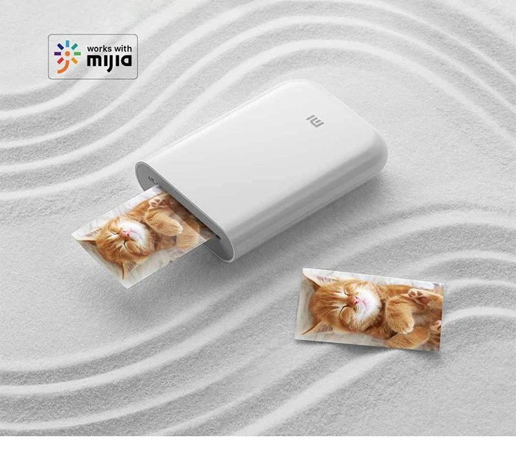 Xiaomi mijia AR Printer 300dpi Portable Photo Mini Pocket With DIY Share 500mAh picture printer pocket printer work with mijia
Xiaomi mijia AR Printer 300dpi Portable Photo Mini Pocket With DIY Share 500mAh picture printer pocket printer work with mijia