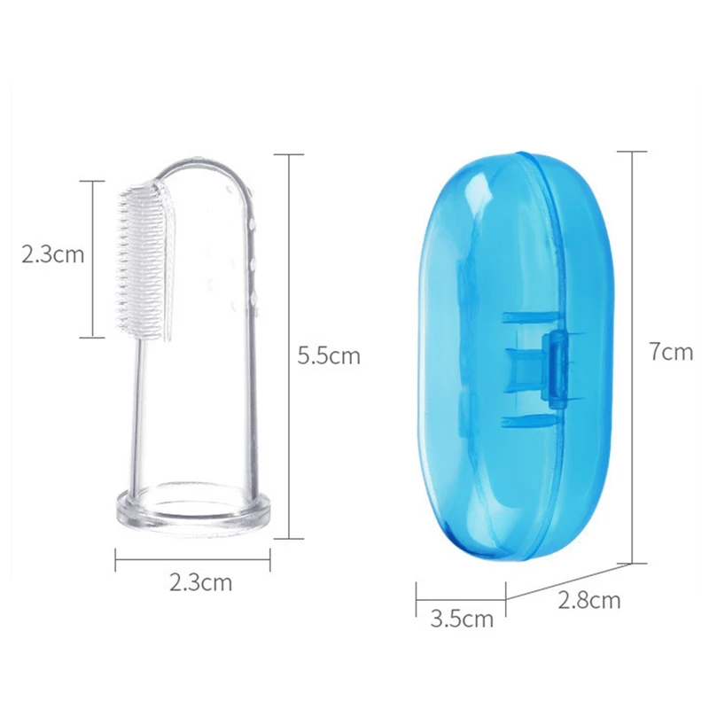 2pcs/set Baby Finger Toothbrush Silicon Toothbrush+Box Children Teeth Clear Soft Silicone Infant Tooth Brush Rubber Cleaning
2pcs/set Baby Finger Toothbrush Silicon Toothbrush+Box Children Teeth Clear Soft Silicone Infant Tooth Brush Rubber Cleaning