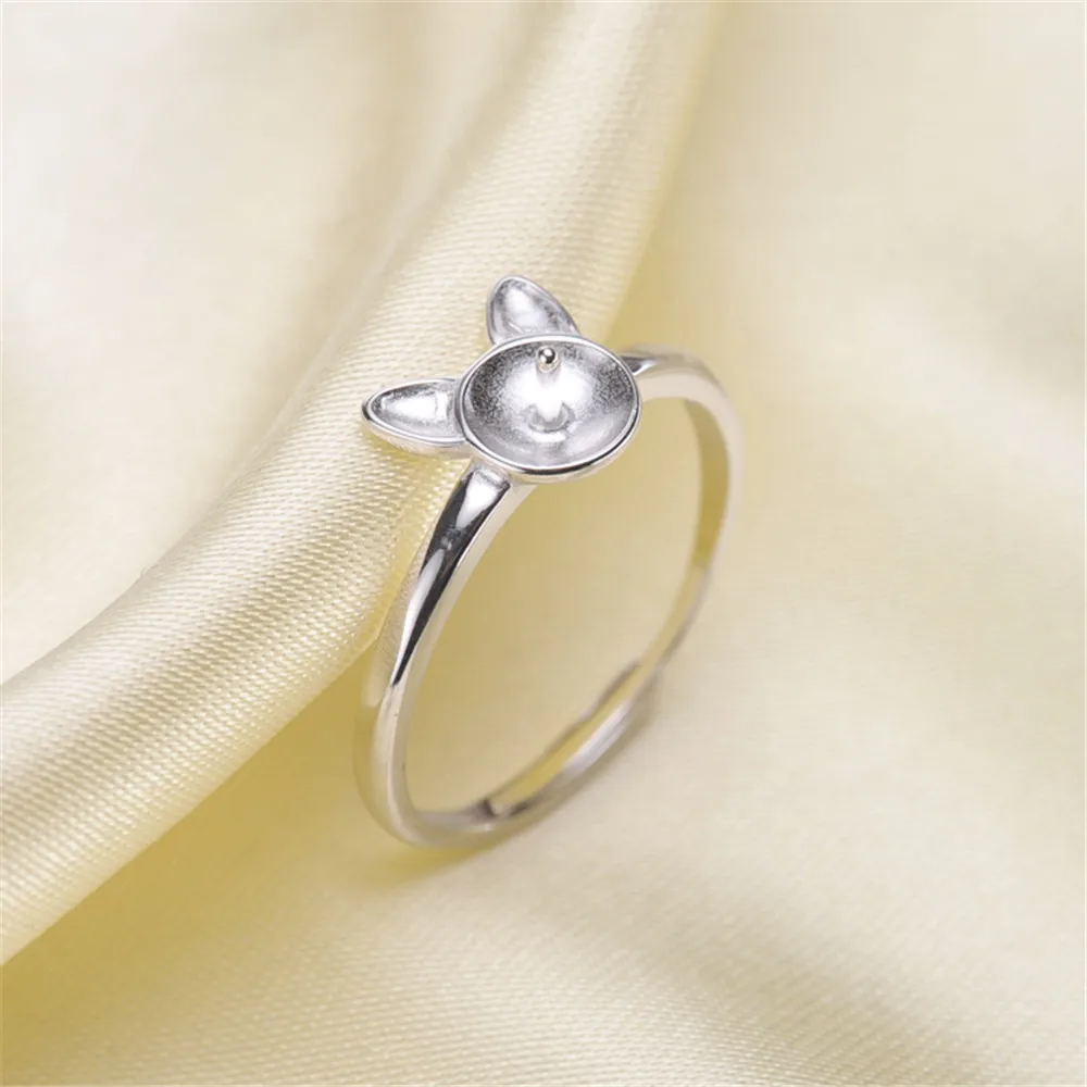 Fashion Rings Resizable Design Rings Base 925 Sterling Silver Pearl Rings Settings Women DIY Pearl Rings Accessory No Pearl
Fashion Rings Resizable Design Rings Base 925 Sterling Silver Pearl Rings Settings Women DIY Pearl Rings Accessory No Pearl
