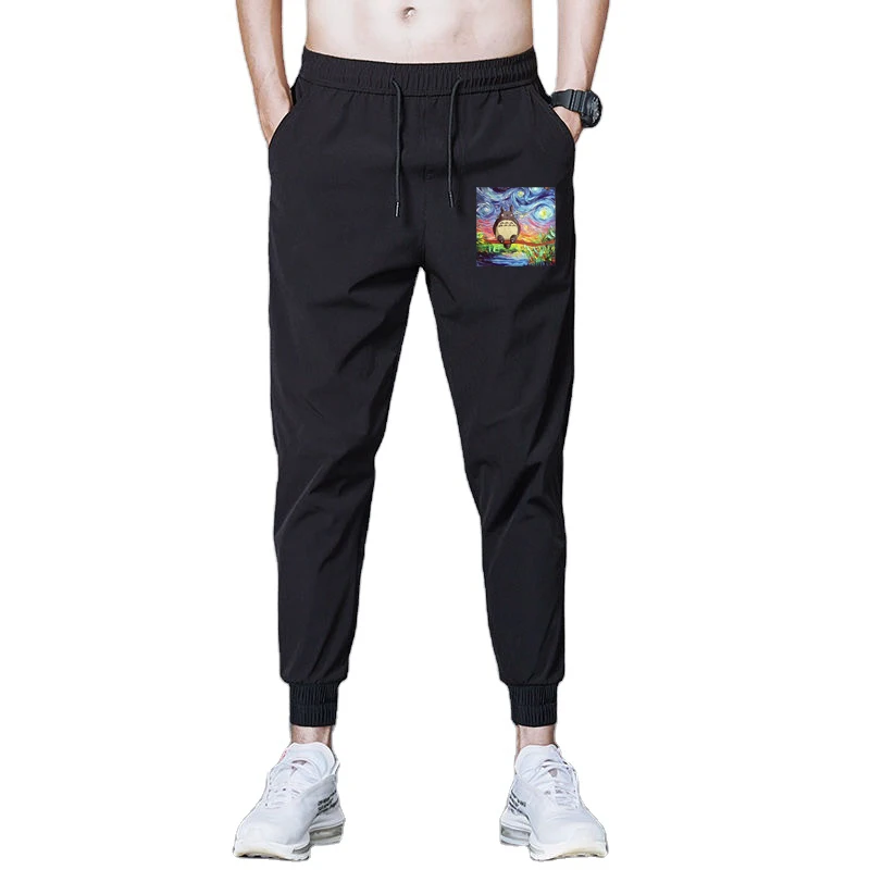 Loose Sport Pants Totoro Print Men Casual Pants Tie Feet Long Pants Men Elastic Waist Quick Dry Sweatpants Trousers
Loose Sport Pants Totoro Print Men Casual Pants Tie Feet Long Pants Men Elastic Waist Quick Dry Sweatpants Trousers