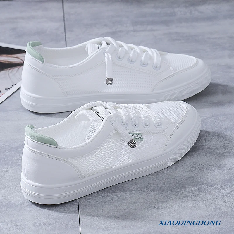 Women Sneakers Women's Vulcanize Shoes Spring Autumn Breathable Flats Solid Color Mesh Shoes Young Woman Casual White Shoes
Women Sneakers Women's Vulcanize Shoes Spring Autumn Breathable Flats Solid Color Mesh Shoes Young Woman Casual White Shoes
