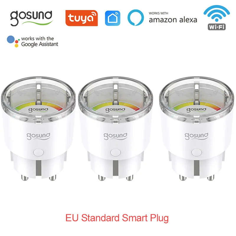 Gosund Smart WiFi Plug Adaptor 15A Remote Voice Control Smart Home Timing Socket Outlet Work With Alexa Home Smart Life Tuya
Gosund Smart WiFi Plug Adaptor 15A Remote Voice Control Smart Home Timing Socket Outlet Work With Alexa Home Smart Life Tuya