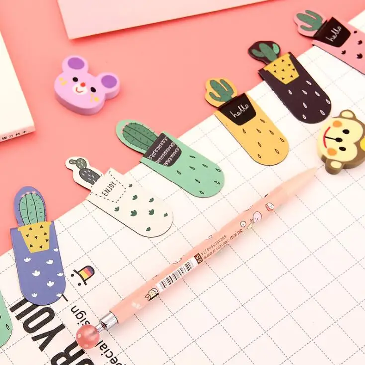 New Arrival 3pcs Kawaii Cute Cactus Metal Magnet Bookmark Paper Clip Book Mark Kids Gift School Stationery
New Arrival 3pcs Kawaii Cute Cactus Metal Magnet Bookmark Paper Clip Book Mark Kids Gift School Stationery