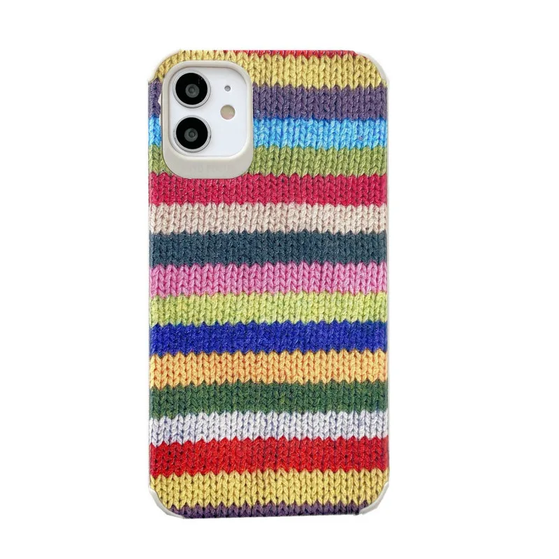 Color knitted wool mobile phone case is suitable for iPhone11 12Pro Max mini XR XS XSMax 8 7PluS anti-drop protective back cover
Color knitted wool mobile phone case is suitable for iPhone11 12Pro Max mini XR XS XSMax 8 7PluS anti-drop protective back cover
