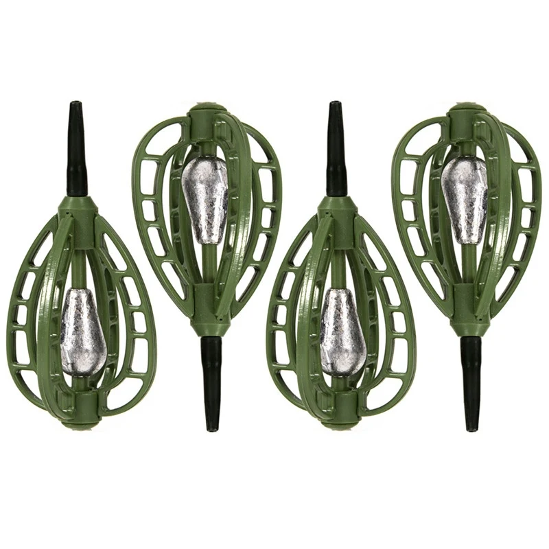 1/4PCS Fishing Feeder Rocket Cone Shape Bait Cage Lead Sinker Lure Holder Terminal Tackle Accessory
1/4PCS Fishing Feeder Rocket Cone Shape Bait Cage Lead Sinker Lure Holder Terminal Tackle Accessory