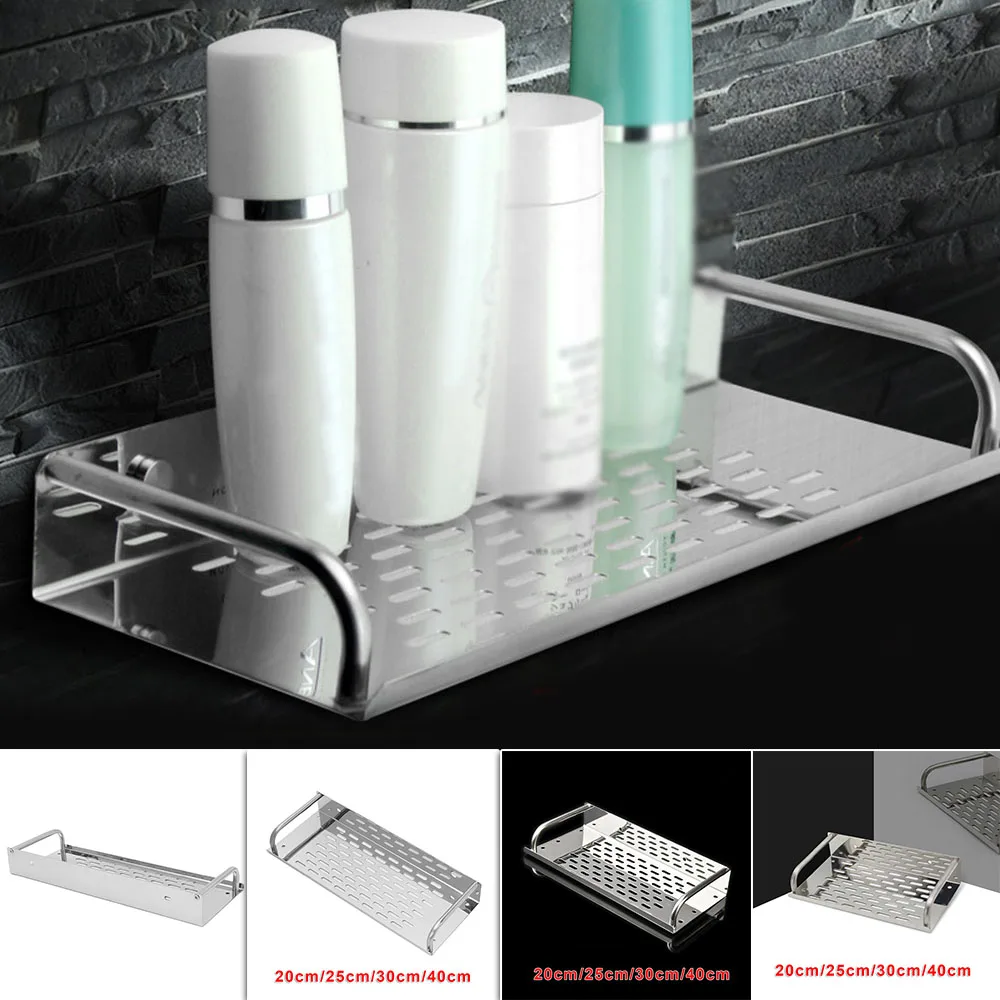 Stainless Steel Single-Layer Rack Shelf Shampoo Cosmetic Towel Storage Rack Corner Rack Items Household Bathroom Accessories
Stainless Steel Single-Layer Rack Shelf Shampoo Cosmetic Towel Storage Rack Corner Rack Items Household Bathroom Accessories