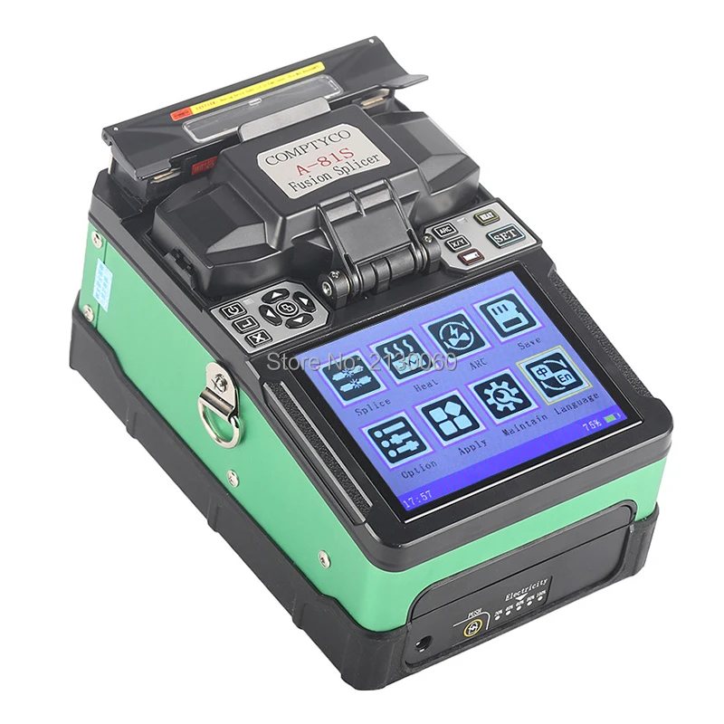 Green Automatic Fusion Splicer A-81S Machine Fiber Optic Fusion Splicer Fiber Optic Splicing Machine
Green Automatic Fusion Splicer A-81S Machine Fiber Optic Fusion Splicer Fiber Optic Splicing Machine