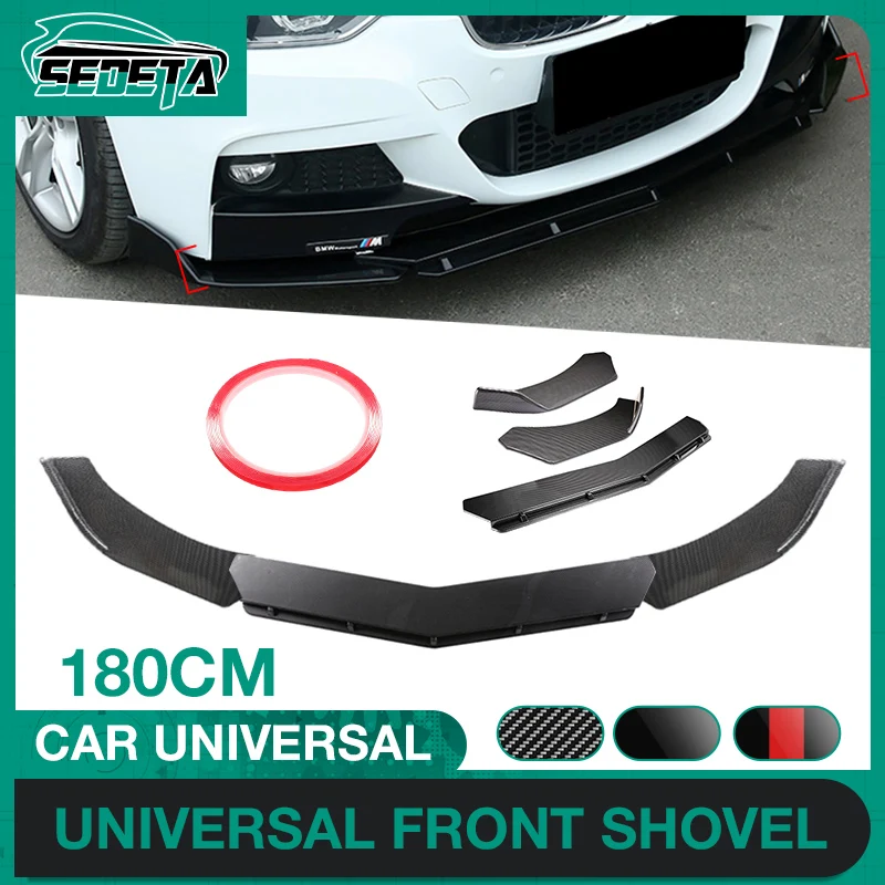 Three-section Adjustable Front Shovel Bumper Spoiler Protector Plate Lip Skirt Side For Audi For Civic For BMW For Sylphy For VW
Three-section Adjustable Front Shovel Bumper Spoiler Protector Plate Lip Skirt Side For Audi For Civic For BMW For Sylphy For VW