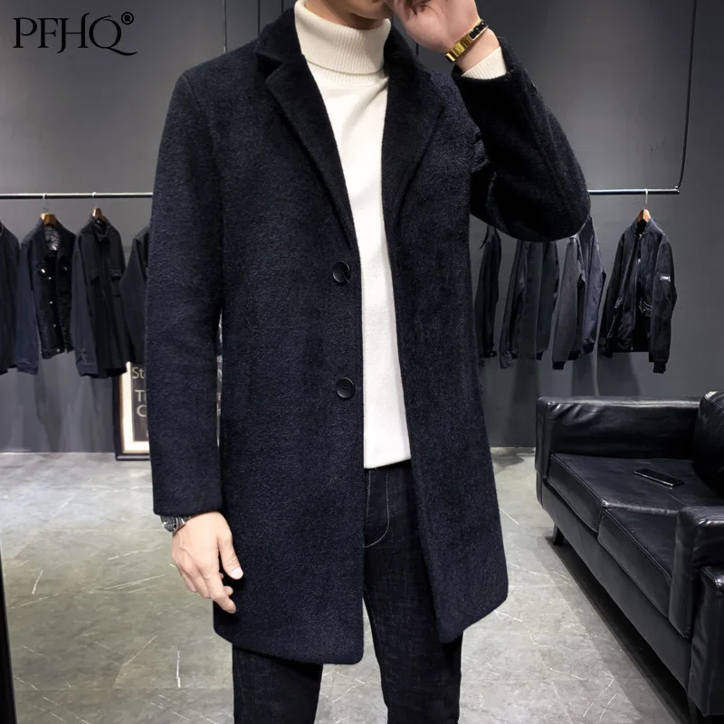 PFHQ 2021 New Men's Fashion Solid Color Lapel British Style Slim Casual Mid-length Woolen Coat Autumn And Winter 21E4142
PFHQ 2021 New Men's Fashion Solid Color Lapel British Style Slim Casual Mid-length Woolen Coat Autumn And Winter 21E4142