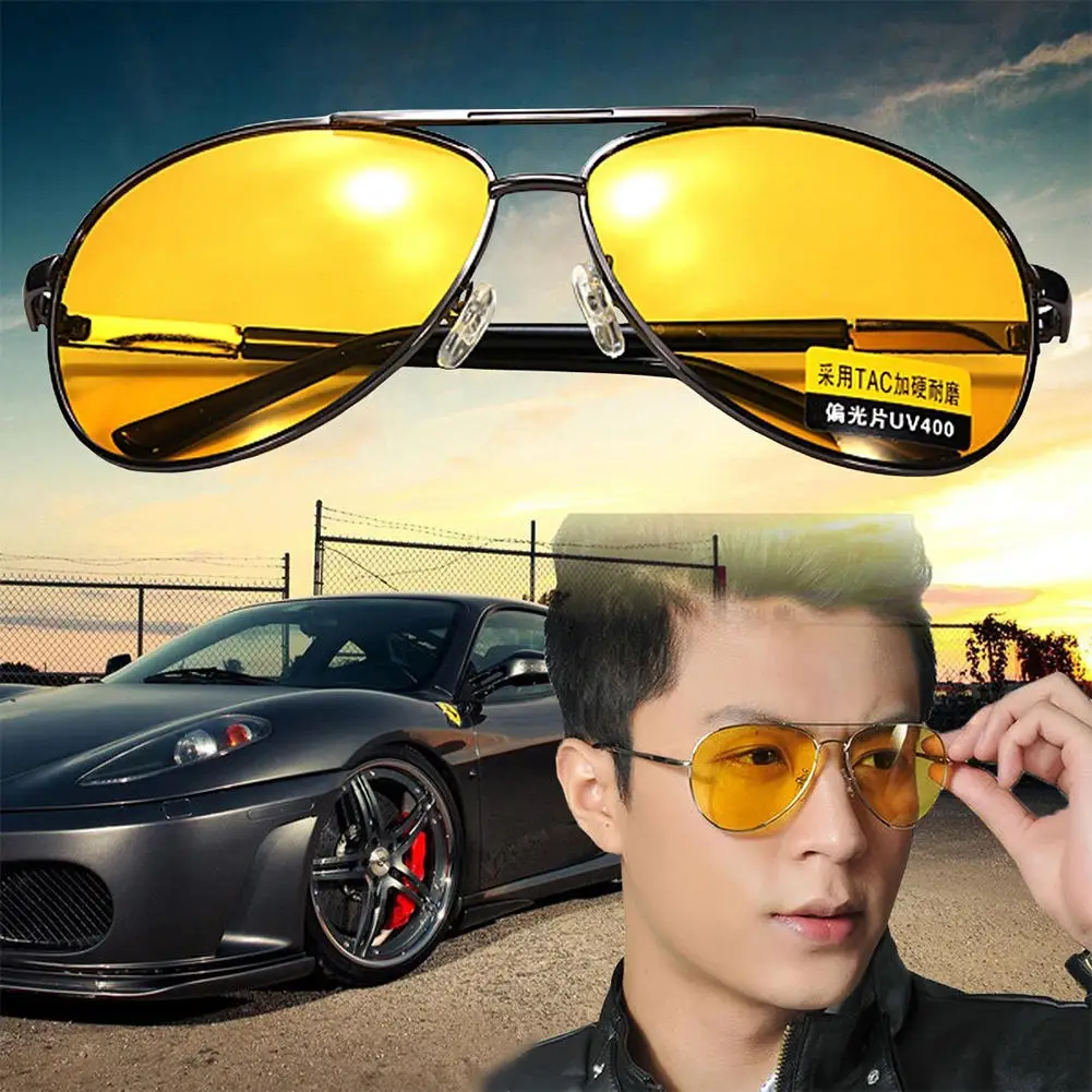 Night Driving Glasses HD Yellow Lens Polarized Anti Glare Fashion Sunglasses Men Women
Night Driving Glasses HD Yellow Lens Polarized Anti Glare Fashion Sunglasses Men Women