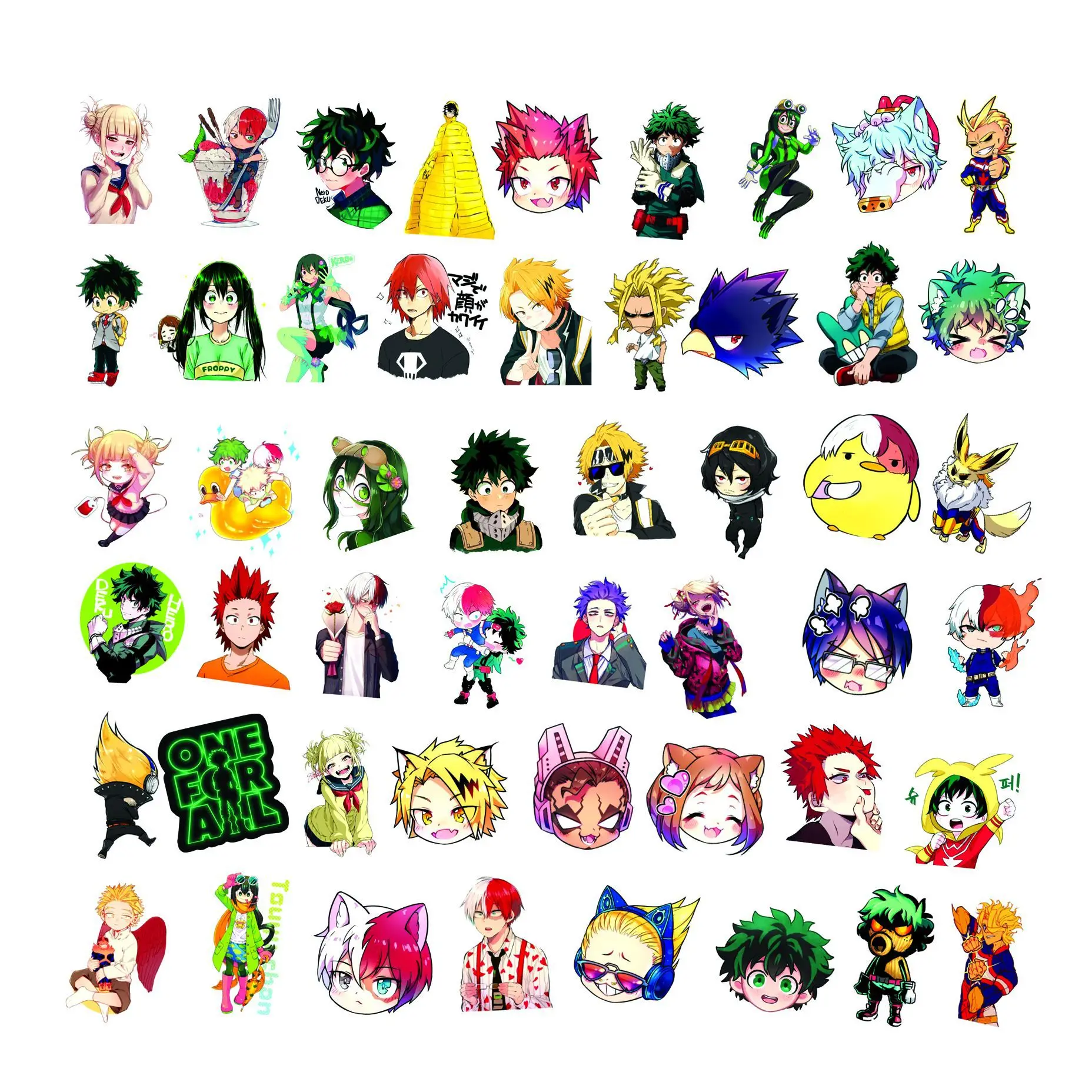 10/50/100Pcs My Hero Academia Anime Stickers for Laptop Skateboard Izuku Midoriya Might Boku No Hero Academia Character Decals
10/50/100Pcs My Hero Academia Anime Stickers for Laptop Skateboard Izuku Midoriya Might Boku No Hero Academia Character Decals