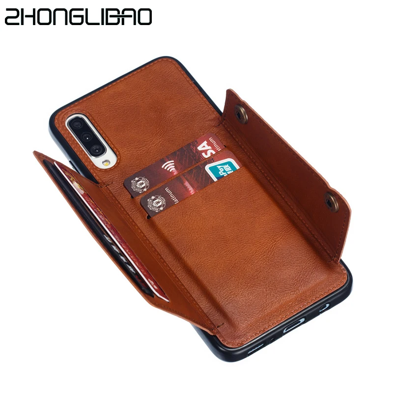 Кожаный чехол бумажник для Samsung Galaxy S8 S9 S10 S20 Ultra Plus A60 A42 A21S A21 A31 A20 A30 A40 A50 A70 M20