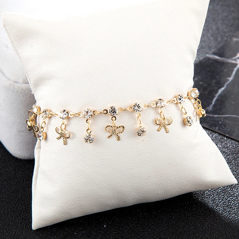 1 PC Fashion Crystal Charm Ankle Rhinestone Bowknot Pendant Anklet Chain Bracelet Foot Sandal Jewelry
1 PC Fashion Crystal Charm Ankle Rhinestone Bowknot Pendant Anklet Chain Bracelet Foot Sandal Jewelry