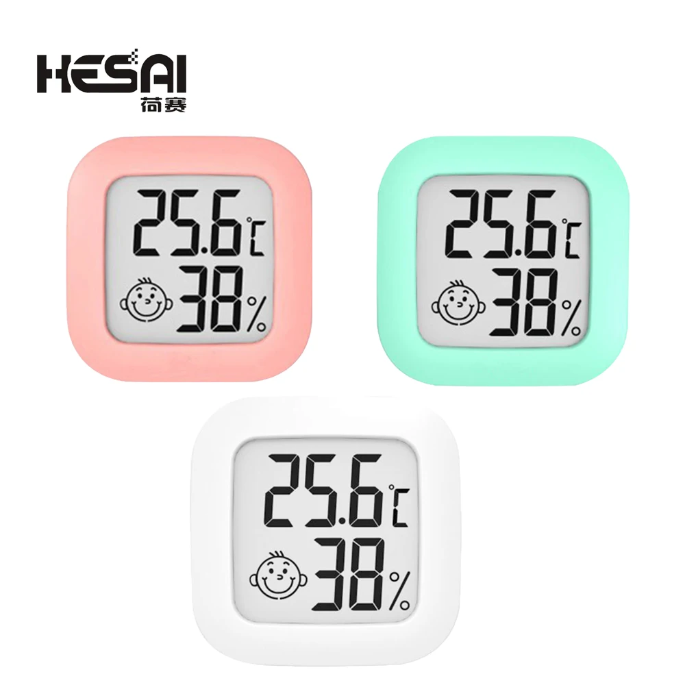 Mini Smiley Electronic Thermo-Hygrometer Home Office LCD Temperature And Humidity Measuring Instrument Double-sided Tape
Mini Smiley Electronic Thermo-Hygrometer Home Office LCD Temperature And Humidity Measuring Instrument Double-sided Tape
