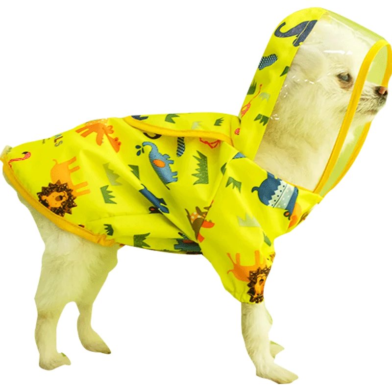 Pet Dog Raincoat Cartoon Cute Animal Transparent Hooded Reflective for Small Medium Dog Rain Coat Waterproof Jacket Dog Clothes
Pet Dog Raincoat Cartoon Cute Animal Transparent Hooded Reflective for Small Medium Dog Rain Coat Waterproof Jacket Dog Clothes