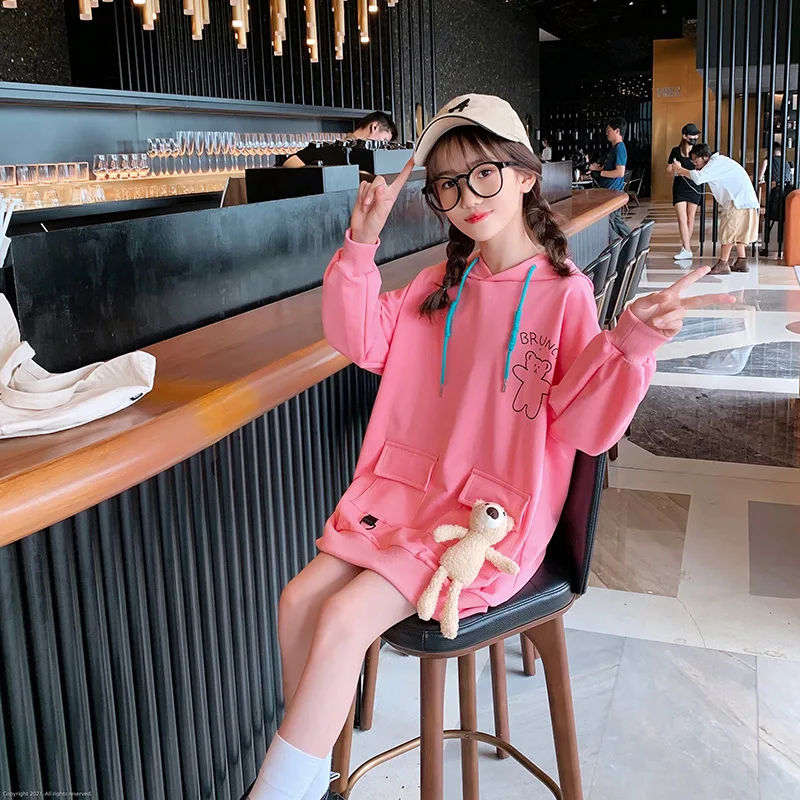 Children's Clothing Halloween Girls Blouse 2021 Spring Autumn New Girl's Boutique Top Mid-length Cute Hooded Sweater 13 14 Year
Children's Clothing Halloween Girls Blouse 2021 Spring Autumn New Girl's Boutique Top Mid-length Cute Hooded Sweater 13 14 Year