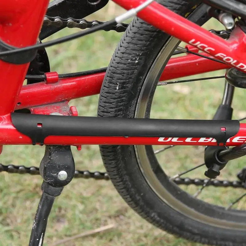 Пластиковая защита цепи велосипеда защитная накладка на раму задняя