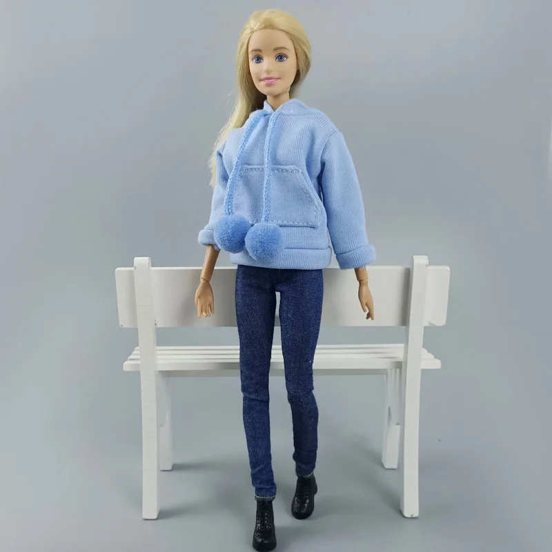 Fashion Blue Hoodies For Barbie Doll Sweatshirt Daily Wear Outfits Clothes For Blythe 1/6 BJD Dolls Accessories Kids DIY Toys
Fashion Blue Hoodies For Barbie Doll Sweatshirt Daily Wear Outfits Clothes For Blythe 1/6 BJD Dolls Accessories Kids DIY Toys