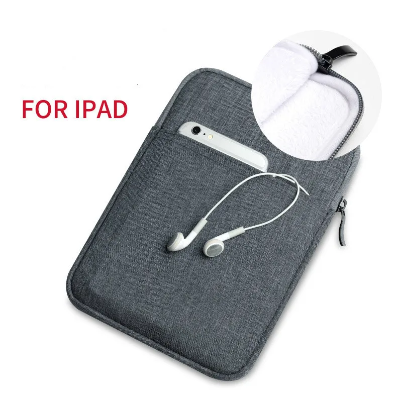 Мягкий защитный чехол на молнии для IPad Apple Mini 5 4 3 2 8 дюймов планшета хлопковая