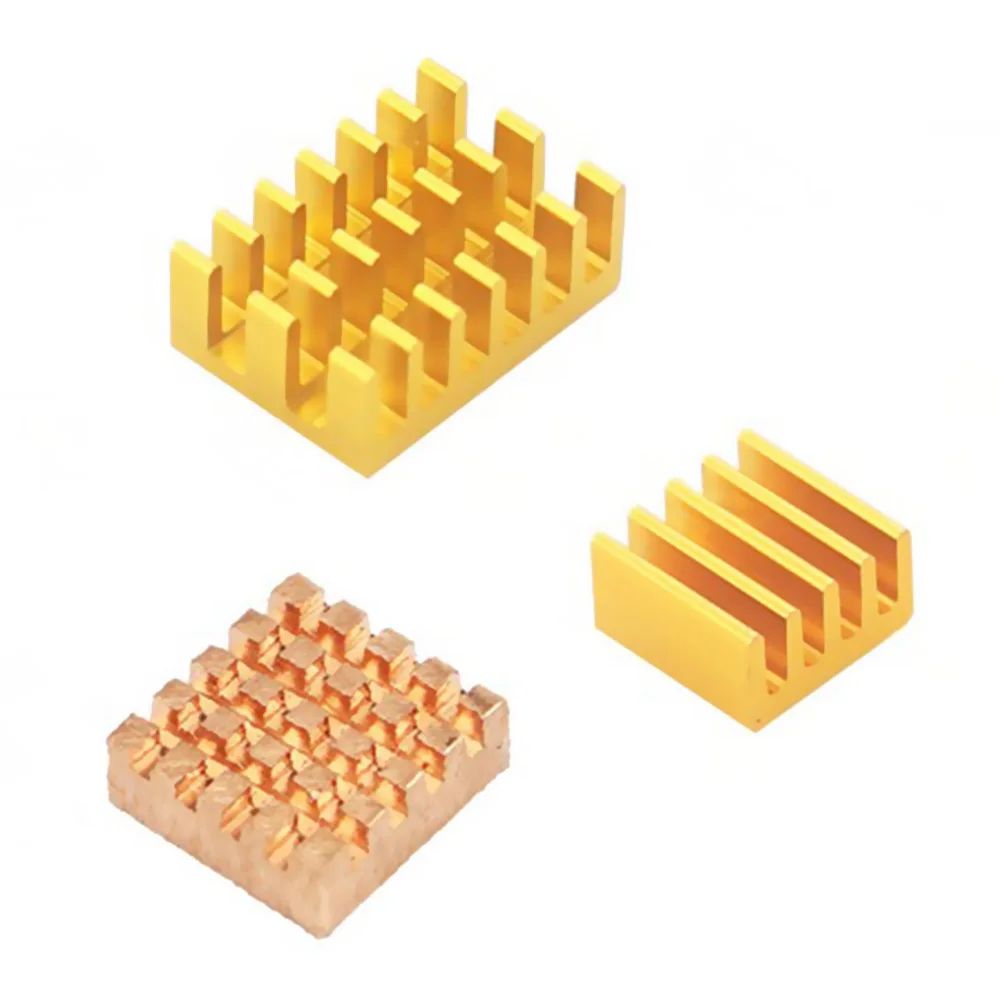 3 шт. для Raspberry Pi 4B, теплоотвод с клейкой поверхностью, 3 шт., Raspberry Pi 4B 1, медный, 2, алюминиевый, золотистый комплект охладителя радиатора 
3 шт. для Raspberry Pi 4B, теплоотвод с клейкой поверхностью, 3 шт., Raspberry Pi 4B 1, медный, 2, алюминиевый, золотистый комплект охладителя радиатора