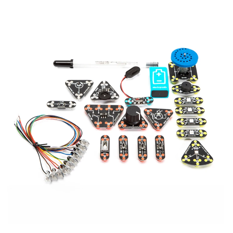 Circuit scribe ultra kit 34 pieces circuit drawing kit electric conductive pen for children educational toys 
Circuit scribe ultra kit 34 pieces circuit drawing kit electric conductive pen for children educational toys