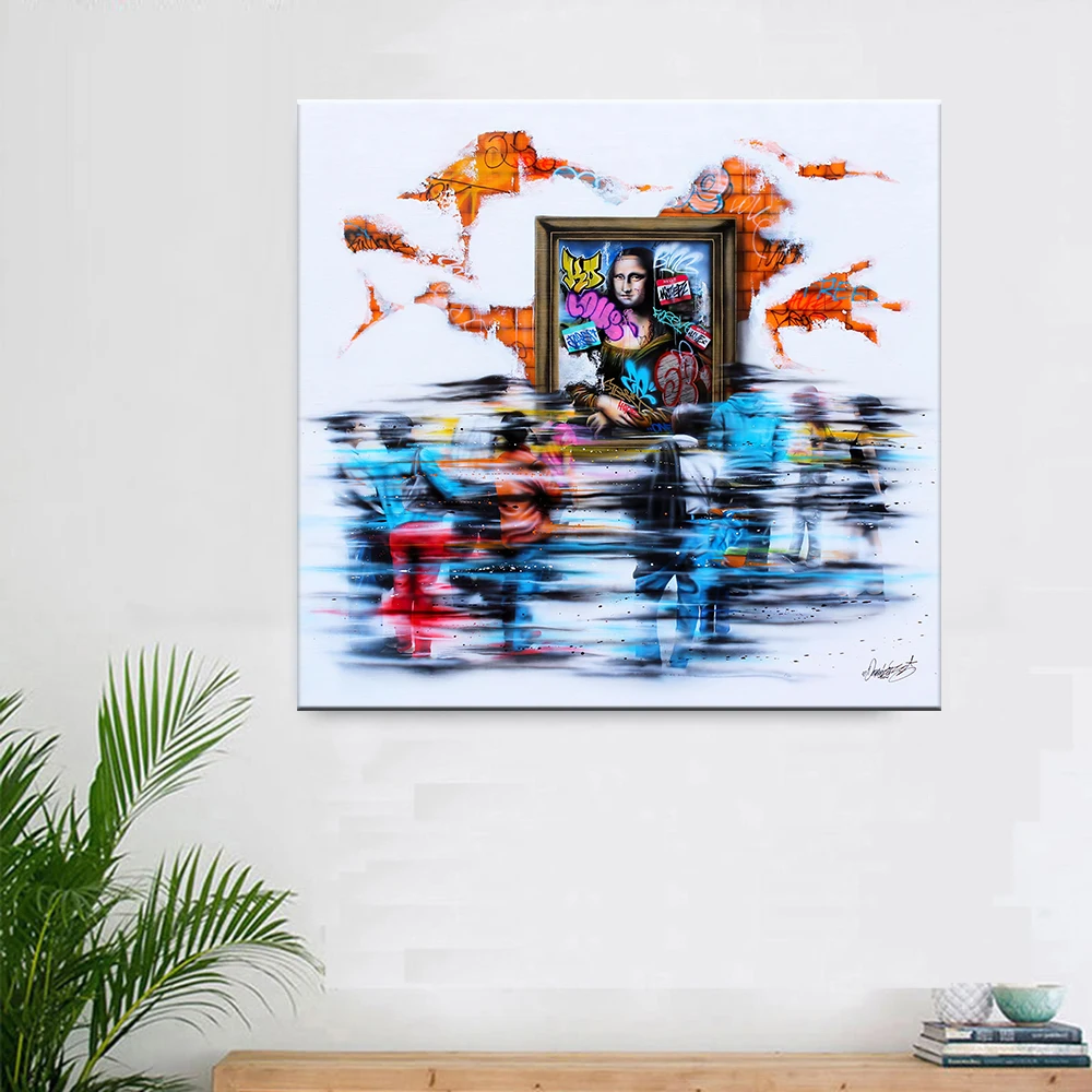 Nordic Wall Art Modern Mona Lisa Graffiti Art Poster And Prints Street Graffiti Canvas Painting Wall Picture Living Room Frame
Nordic Wall Art Modern Mona Lisa Graffiti Art Poster And Prints Street Graffiti Canvas Painting Wall Picture Living Room Frame