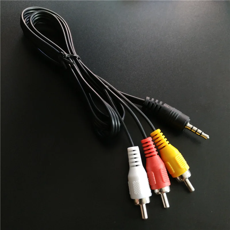 1.5M 3.5mm Jack Plug Male to 3 RCA Adapter High Quality 3.5 to RCA Male Audio Video AV Cable Wire Cord
1.5M 3.5mm Jack Plug Male to 3 RCA Adapter High Quality 3.5 to RCA Male Audio Video AV Cable Wire Cord